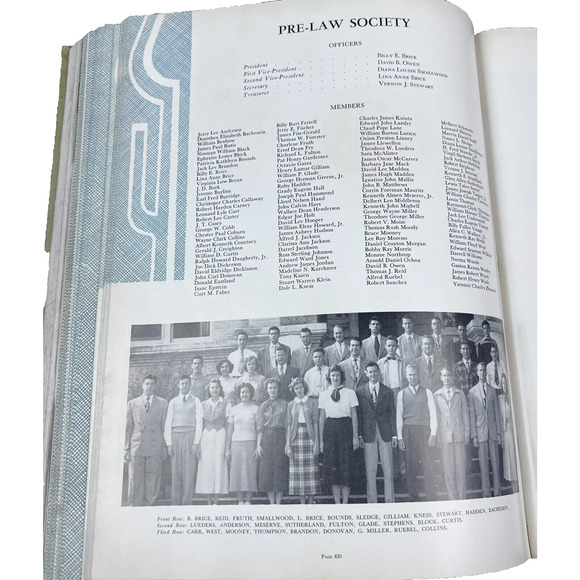 The 1950 Cactus Vol. 57 Yearbook of The University of Texas at Austin Vintage - Picture 10 of 10